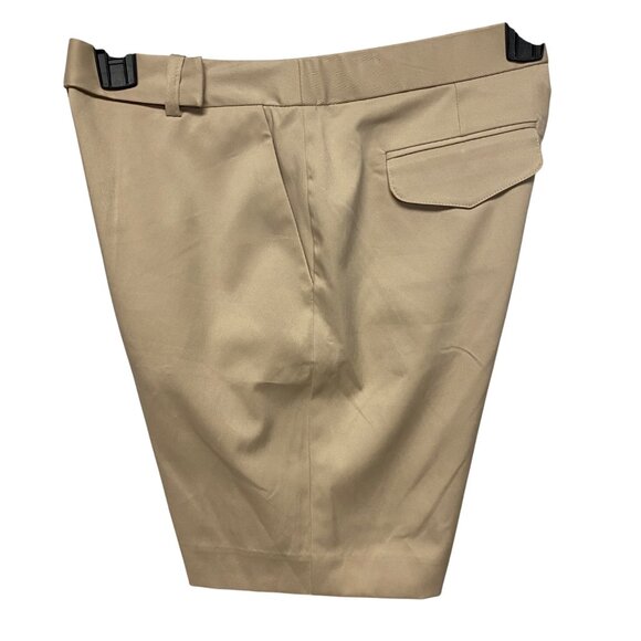 Talbots Womens Stretch Petite Khaki Shorts With Pockets & Belt Loops 6P NWT - Picture 5 of 6